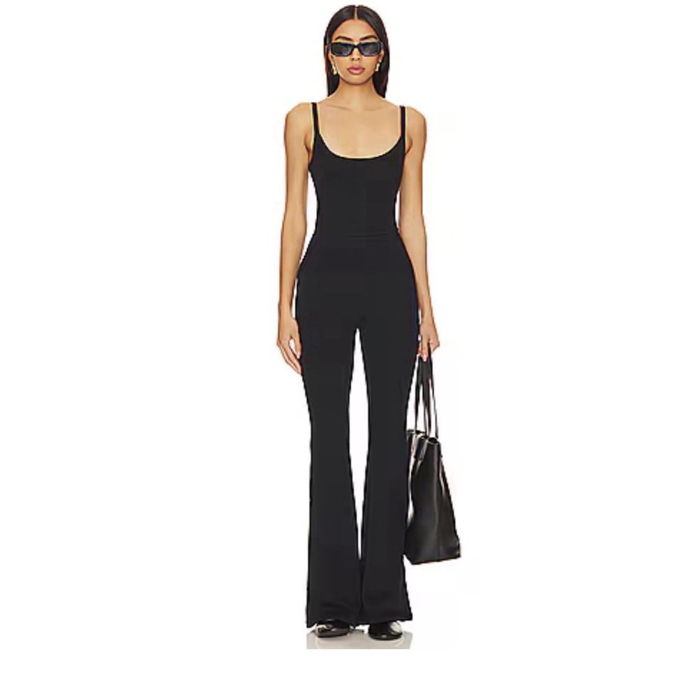 Good American Compression Terry Scoopneck Jumpsuit Size M